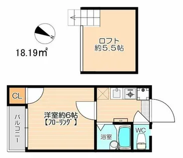 プルミエールⅡ【1階】の間取り