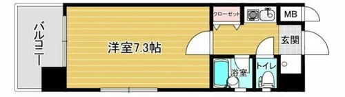 リファレンス東公園Ⅱ【6階】の間取り