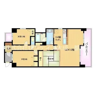 レジディア都島Ⅱ【8階】の間取り