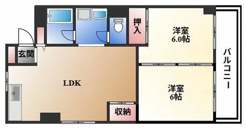 シャンテちくさ【2階】の間取り
