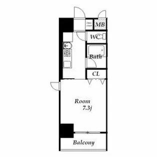 リヴェール白壁【5階】の間取り