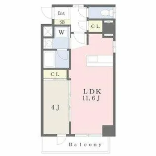 Habitat猫ヶ洞【2階】の間取り