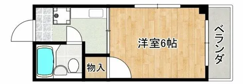 ふぁみ~ゆ千里山【303号室】の間取り