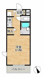 大阪府箕面市外院2丁目【マンション】の間取り