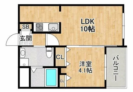 大阪府箕面市小野原西3丁目【マンション】の間取り