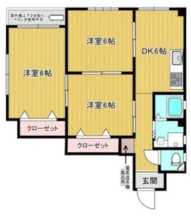 大阪府大阪市都島区都島北通2丁目【マンション】の間取り