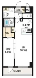 ベルンガーデン勝山北【7階】の間取り