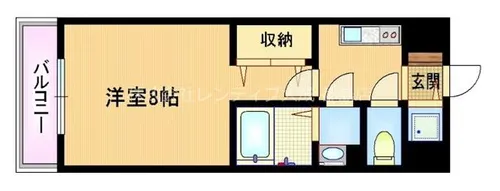 大阪府大阪市都島区高倉町3丁目【マンション】の間取り