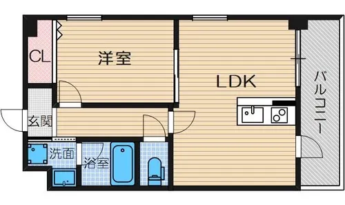 LaDouceur南茨木【3階】の間取り