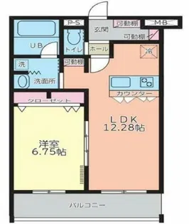 モンベール【302号室】の間取り