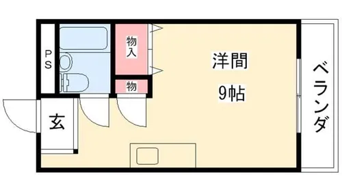 ハイツSS【5C号室】の間取り