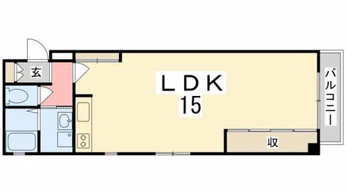 キャッスルコート辻井【103号室】の間取り