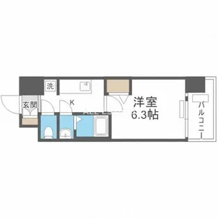 プレサンス森ノ宮 THEゲート【2階】の間取り