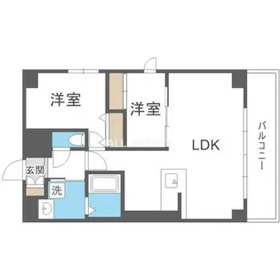 大阪府大阪市都島区片町2丁目【マンション】の間取り