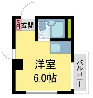 サンパレス21ベルデ1【407号室】の間取り