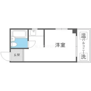 プラザ緑橋【5階】の間取り