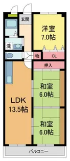 スエルテ松田【3階】の間取り