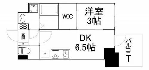 セレニテ堺筋本町リアン【7階】の間取り