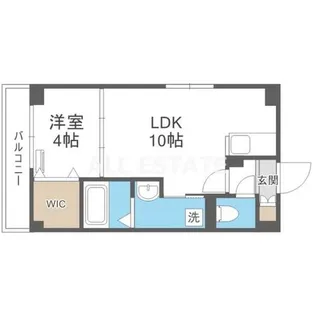 アリビラ鶴橋【4階】の間取り
