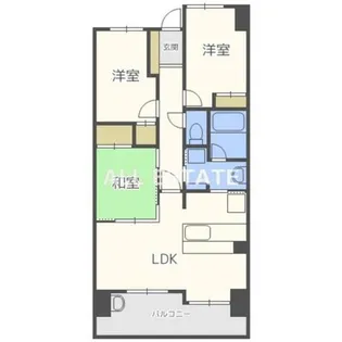 大阪府大阪市都島区毛馬町2丁目【マンション】の間取り