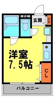 アモ花屋敷【300号室】の間取り