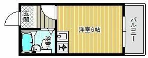 ユニティハウス【1階】の間取り