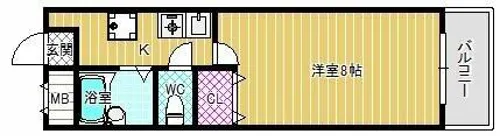 トレイズ【1階】の間取り