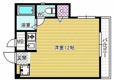 サンシャイン藤井寺【4階】の間取り