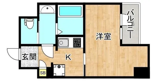 大阪府大阪市東成区中道2丁目【マンション】の間取り