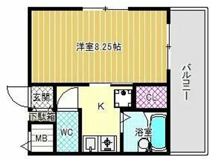 トレイズⅡ【1階】の間取り