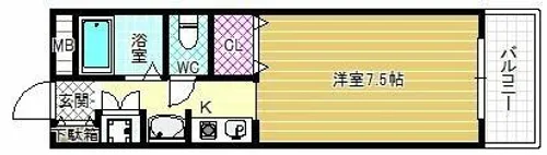 オーシャンⅠ【5階】の間取り