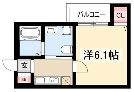 Smile栄【201号室】の間取り
