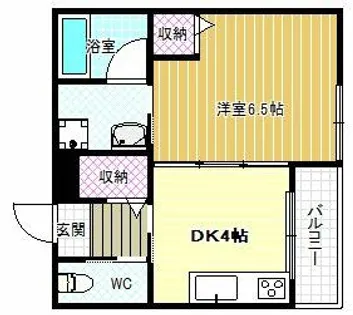 Liberty大井【1階】の間取り