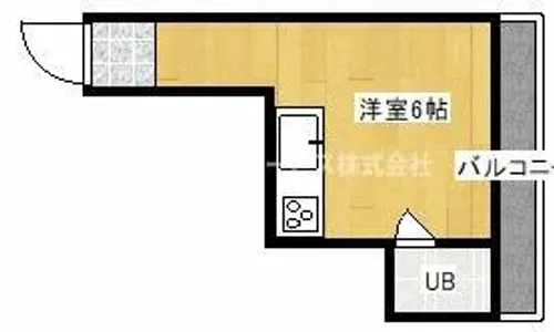 清水丘マンション【3階】の間取り