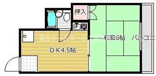 清水丘マンション【3階】の間取り