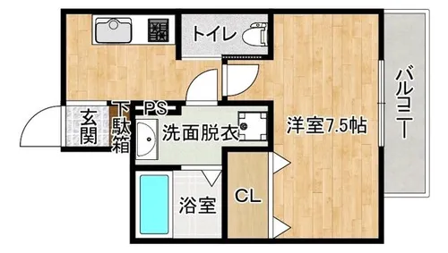 プライマル新大阪【9階】の間取り