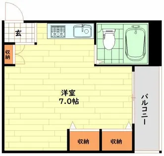 ウィン天六南館【2階】の間取り