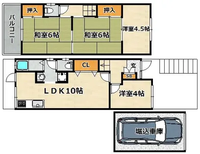 兵庫県神戸市北区鈴蘭台東町5丁目【一戸建】の間取り