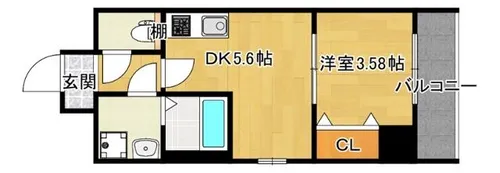Serie東淀川【5階】の間取り