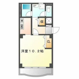 ローズウッド北頭【2階】の間取り