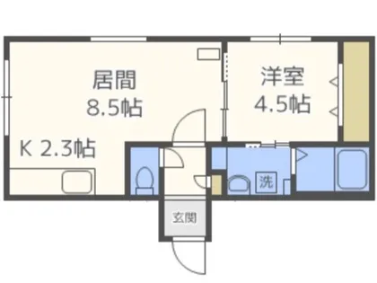 SOLARE(ソラーレ)【4階】の間取り