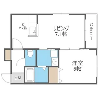モンツァL714【3階】の間取り