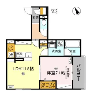Chainon【2階】の間取り