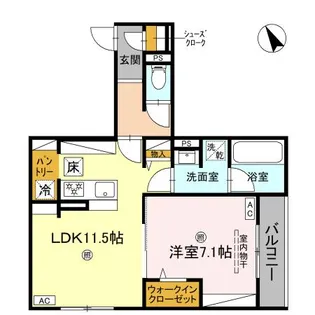 Chainon【1階】の間取り