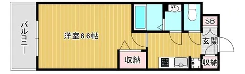 大阪府大阪市都島区片町1丁目【マンション】の間取り