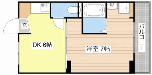 ヴィラナリー石山寺Ⅱ【308号室】の間取り