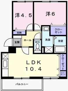 ヒューマンプレイス【301号室】の間取り