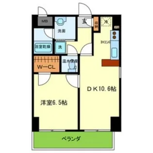 大阪府大阪市天王寺区悲田院町【マンション】の間取り