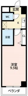 PROUDIA岡崎【809号室】の間取り