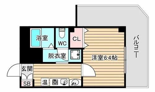 MY西梅田【6階】の間取り